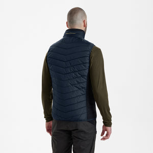 Moor Vattert Vest Med Strikk - Blå – Deerhunter