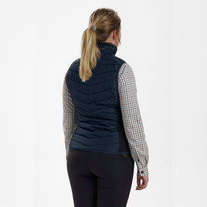 Lady Caroline Vattert Vest - Blå – Deerhunter