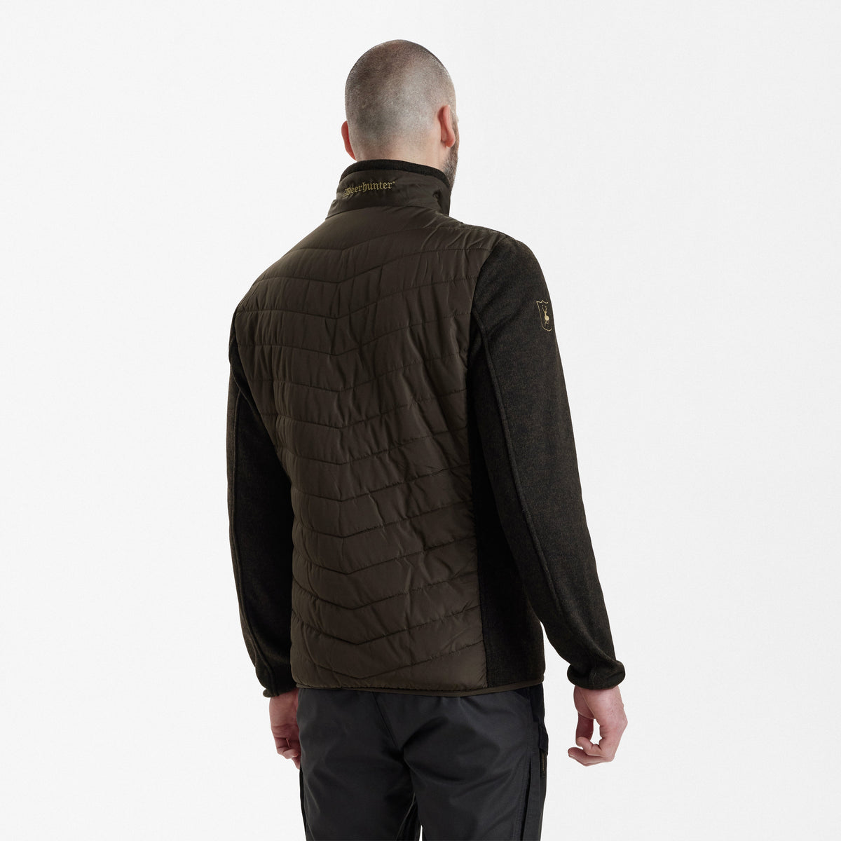 Moor Vattert Jakke Med Strikk - Brown – Deerhunter