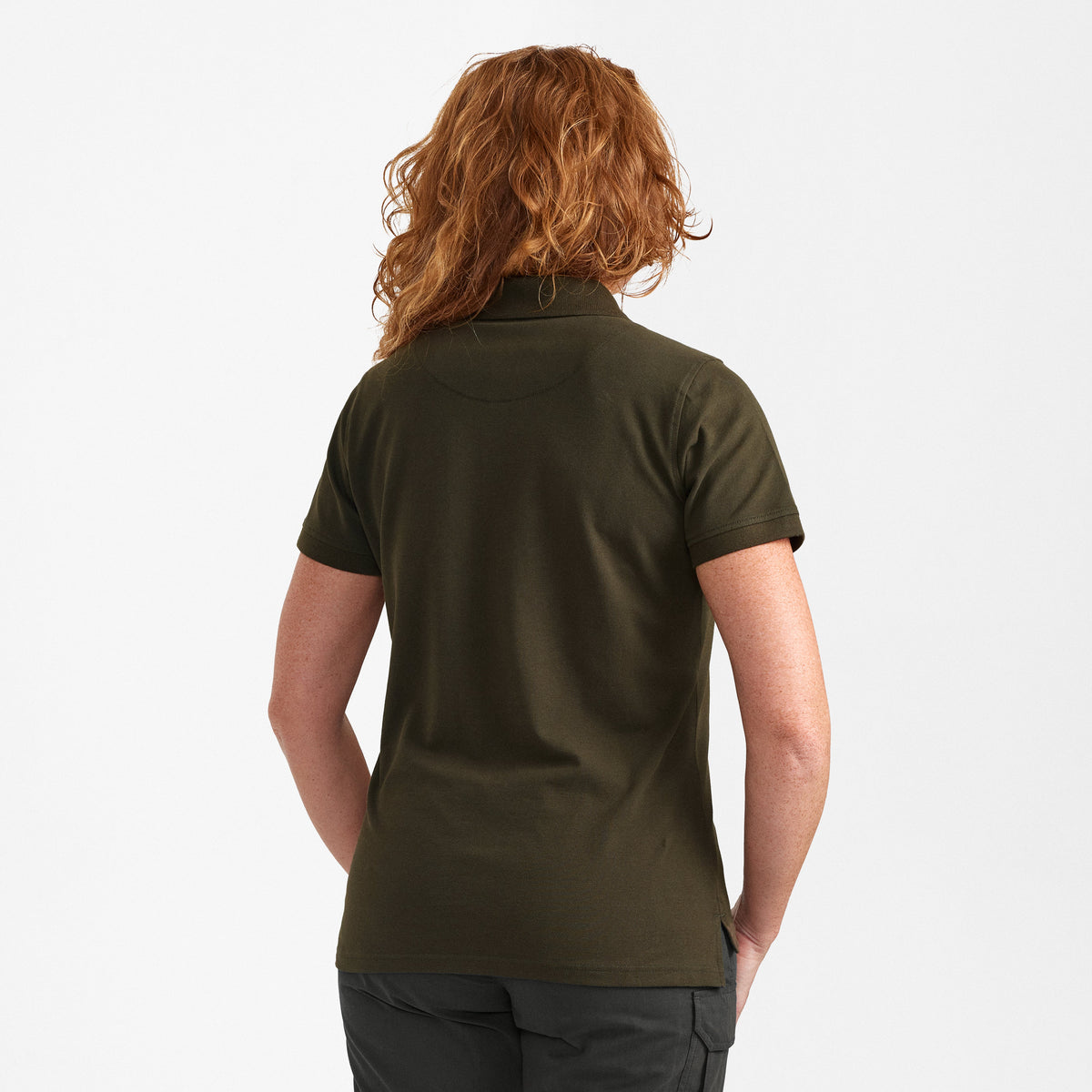 Lady Harriet Poloskjorte Deep Green – Deerhunter