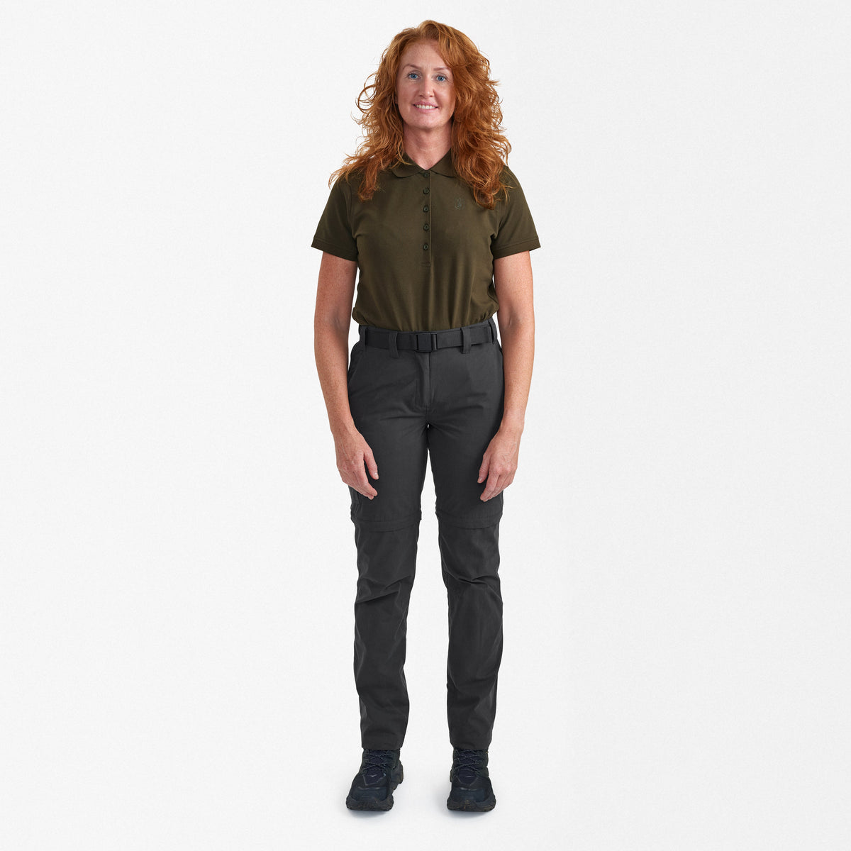 Lady Slogen Zip-Off Bukse - Black Ink – Deerhunter