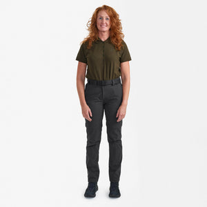 Lady Slogen Zip-Off Bukse - Black Ink – Deerhunter