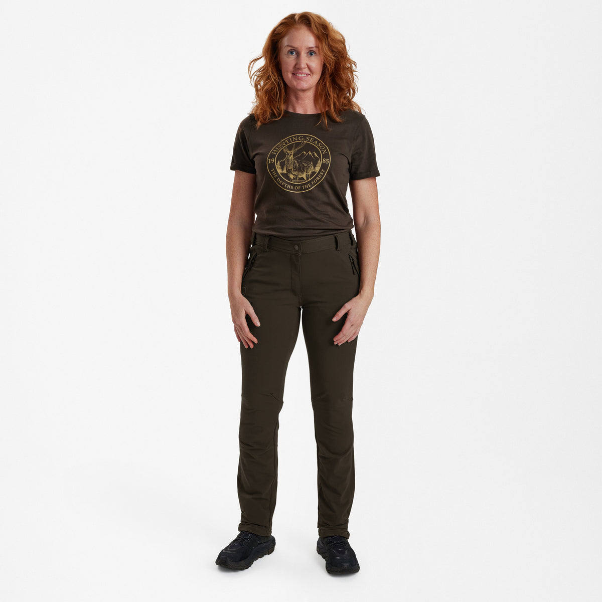 Lady Ann Full Stretch Bukse - Fallen Leaf – Deerhunter