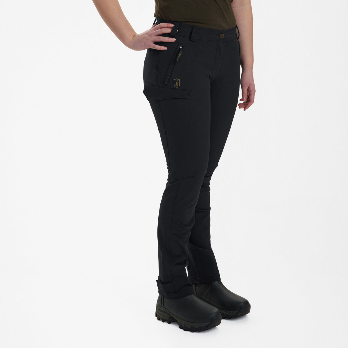 Lady Ann Full Stretch Bukse - Black – Deerhunter