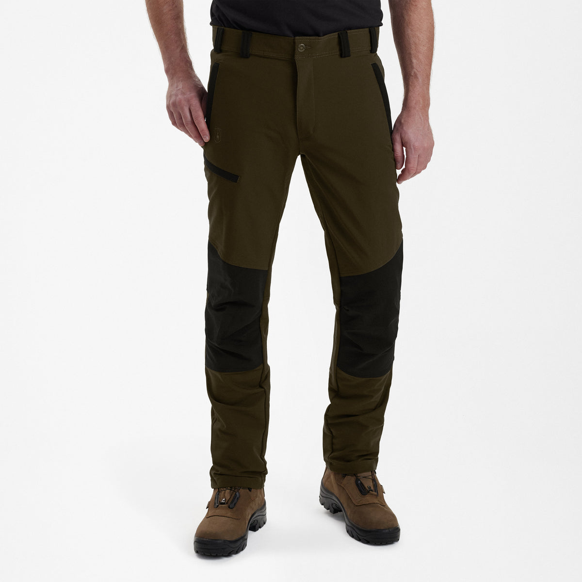 Strike Full Stretch Bukse Herre - Black/Leaf – Deerhunter