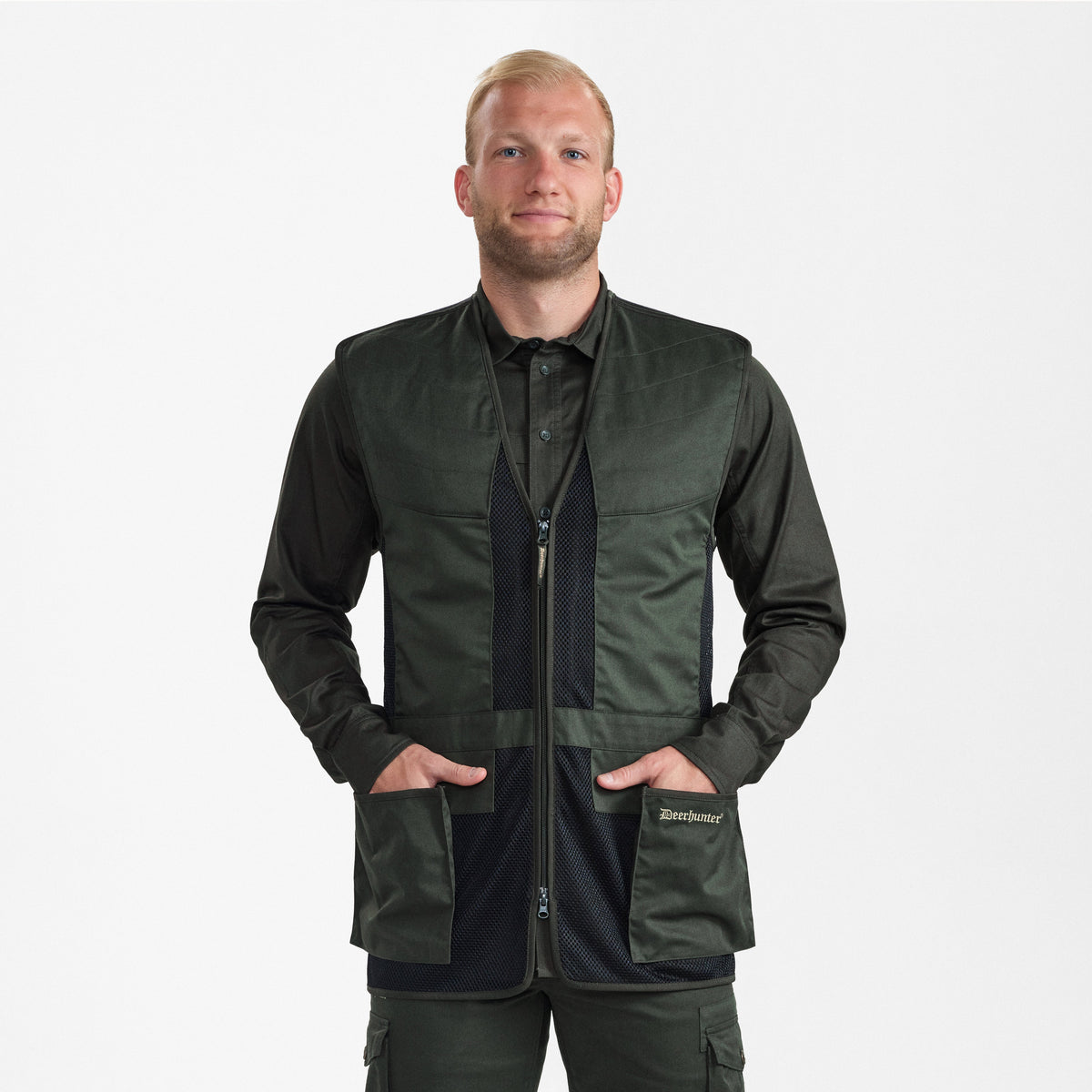 Atlas Net Skytevest Timber – Deerhunter