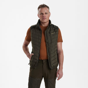 Moor Vattert Vest Med Strikk - Green – Deerhunter
