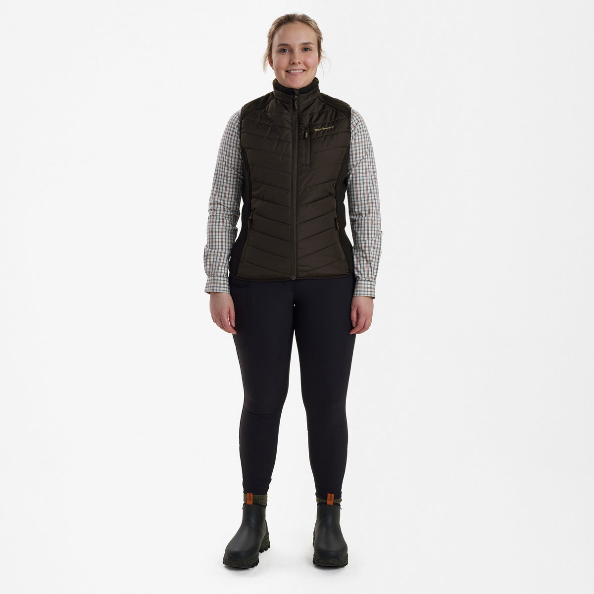 Lady Caroline Vattert Vest - Brun – Deerhunter