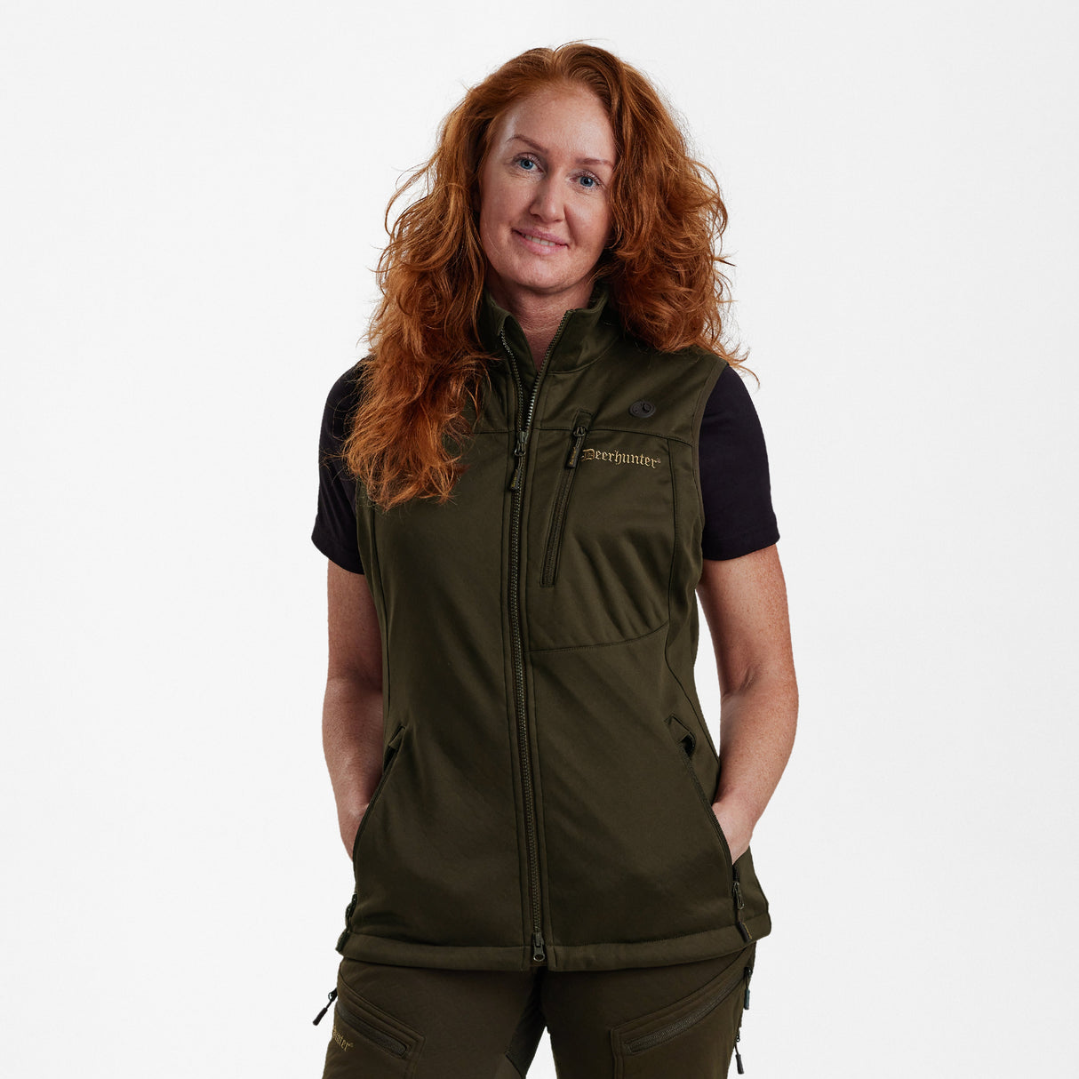 Lady Excape softshell-vest Art Green – Deerhunter