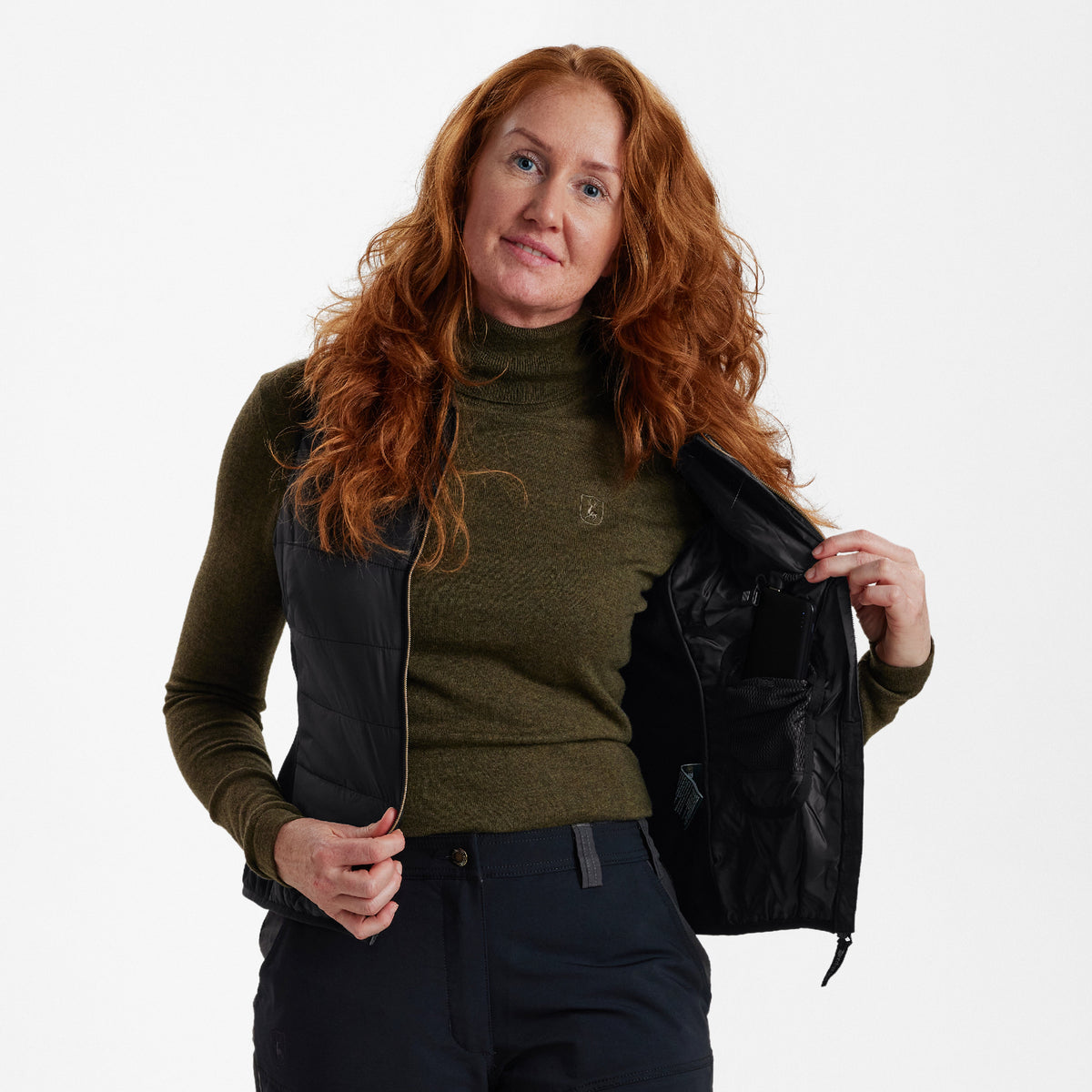 Lady Heat Undervest - Svart – Deerhunter