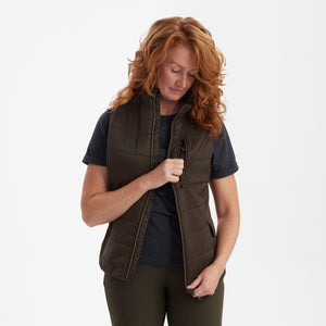 Lady Heat vattert vest Wood – Deerhunter