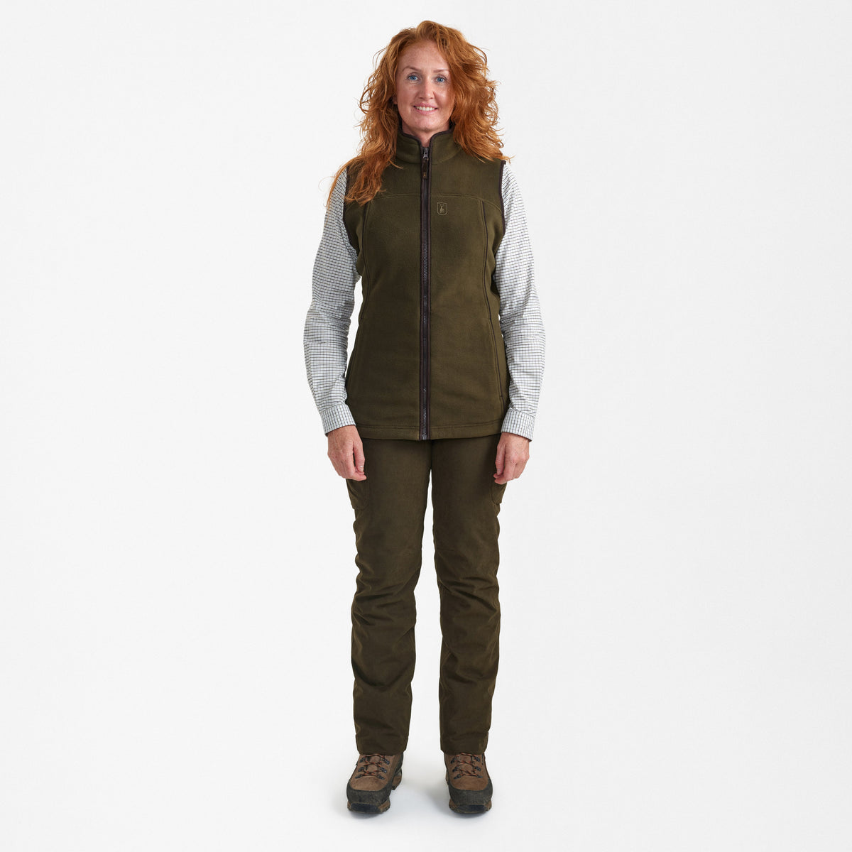 Lady Eagle Fleecevest Tarmac Green – Deerhunter