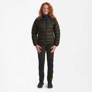 Lady Northward Vattert Jakke Grønn – Deerhunter