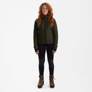 Lady Mossdale vattert jakke Forest Green – Deerhunter