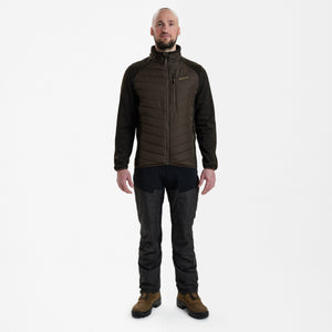 Moor Vattert Jakke Med Strikk - Brown – Deerhunter