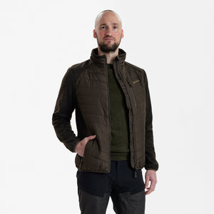 Moor Vattert Jakke Med Strikk - Brown – Deerhunter
