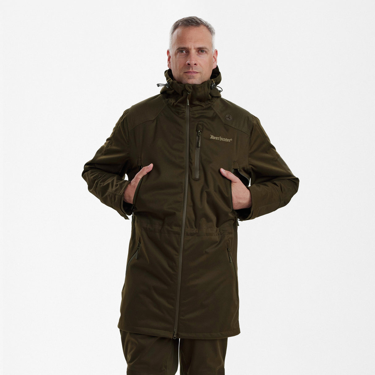 Excape Regnjakke Art Green – Deerhunter