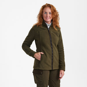 Lady Eagle Fleecejakke Tarmac Green – Deerhunter