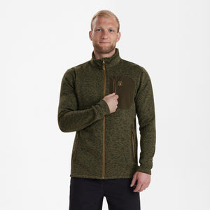 Sarek Strikkejakke - Olive – Deerhunter