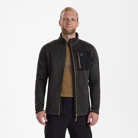 Sarek Strikkejakke - Dark Grey – Deerhunter