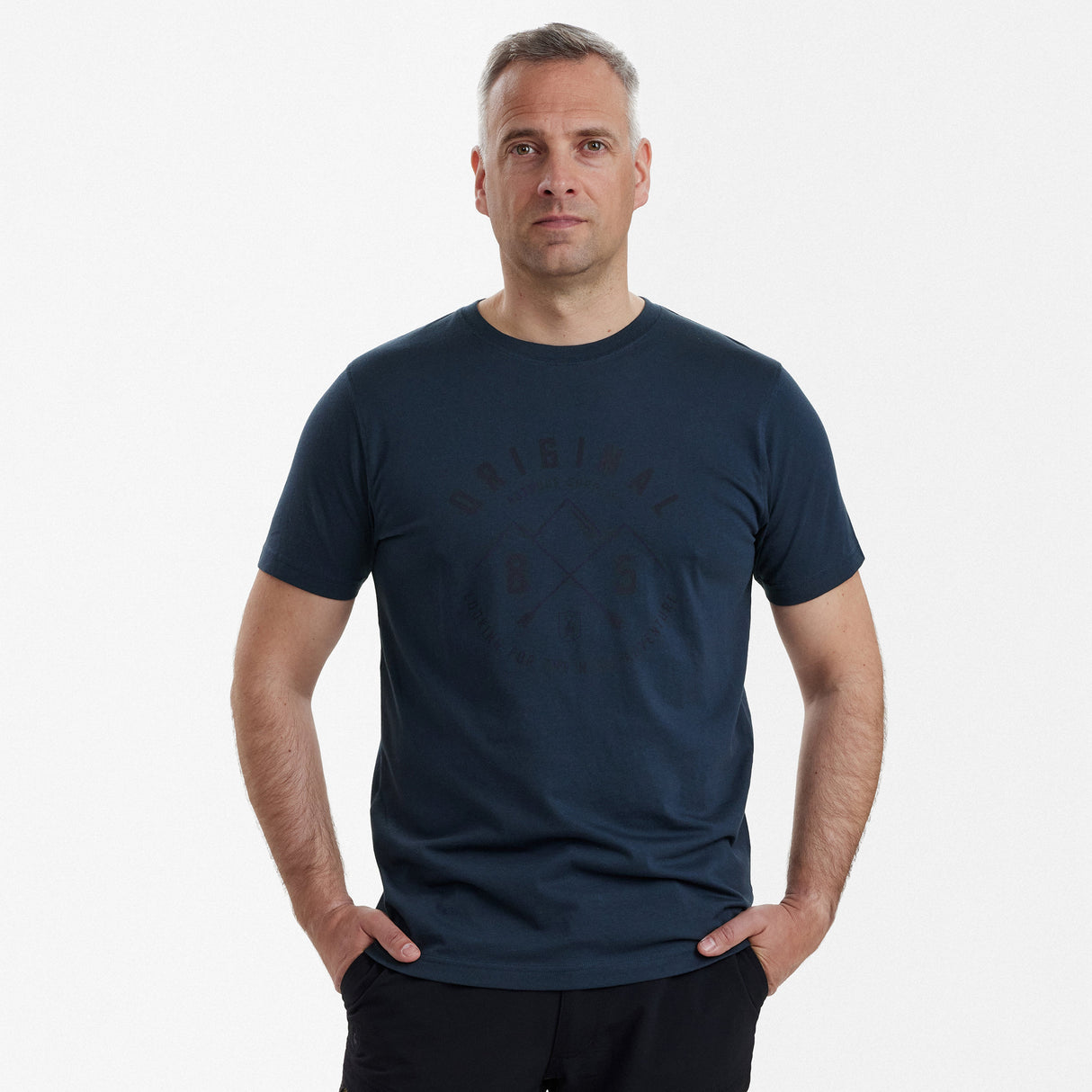Nolan T-skjorte – Dark Blue – Deerhunter