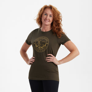 Lady Ella T-skjorte Adventure Green – Deerhunter