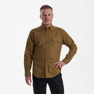 Liam skjorte Ocher Brown – Deerhunter