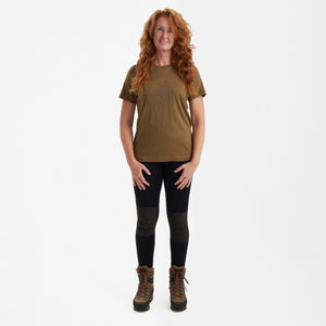 Dame T-skjorte med logo Butternut – Deerhunter