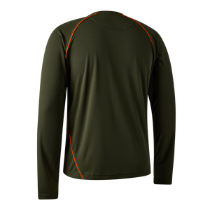 Chamois T-skjorte med lange ermer Forest Green – Deerhunter