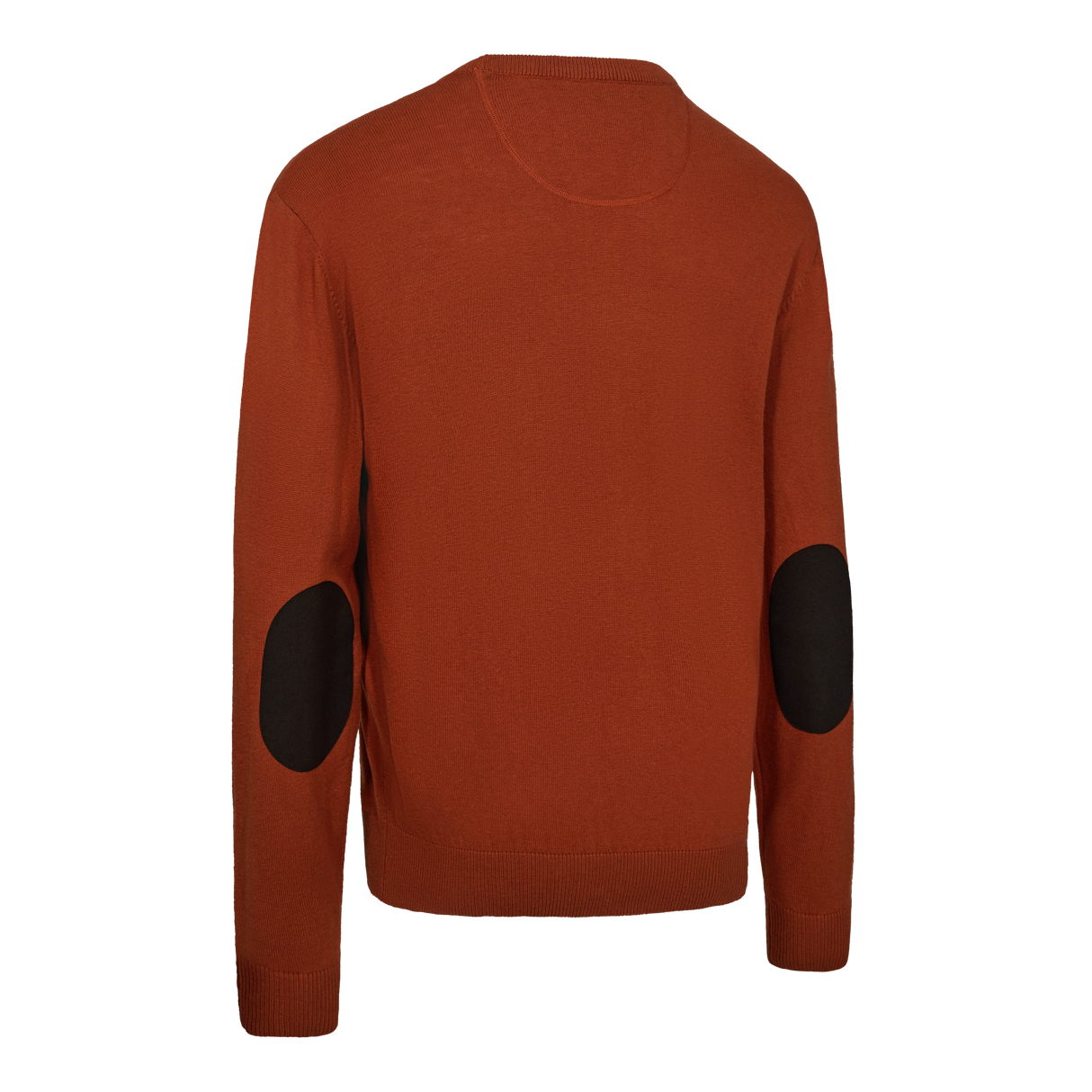 Harrington Strikkegenser Med Rund Hals - Oak Rust Melange – Deerhunter