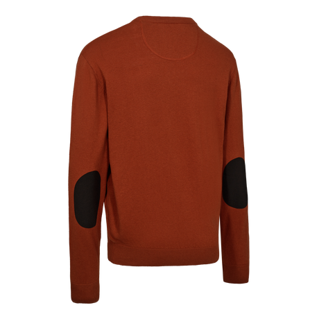 Harrington Strikkegenser Med V-hals - Oak Rust Melange – Deerhunter