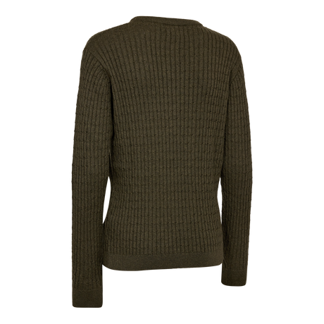 Lady Harrington Kabelstrikk - Forest Ember Melange – Deerhunter