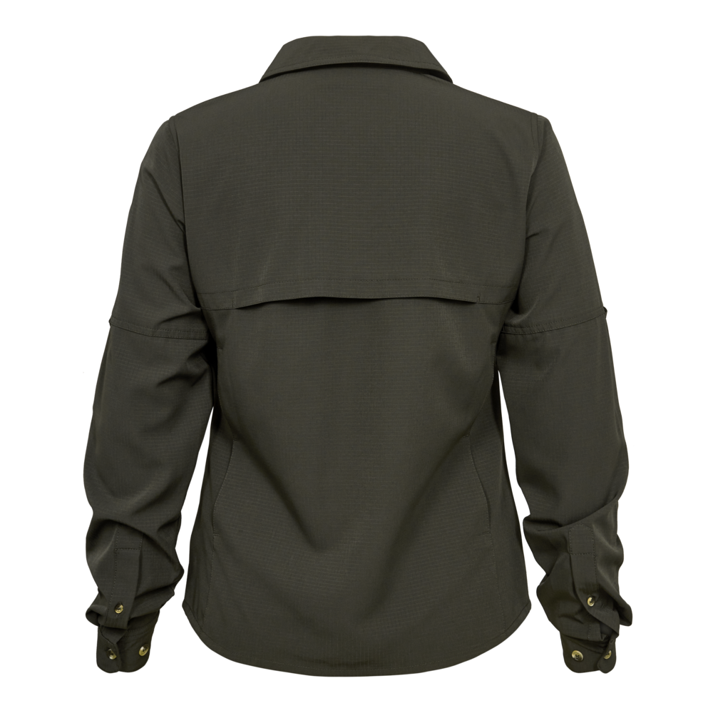 Lady Canopy Skjorte - Forest Green – Deerhunter