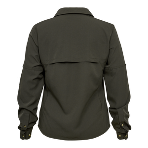 Lady Canopy Skjorte - Forest Green – Deerhunter