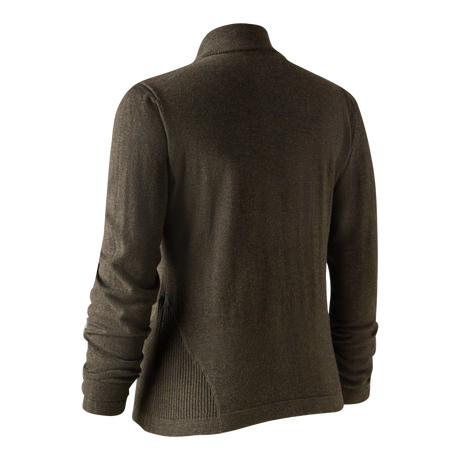 Lady Darlington Strikket Cardigan - Dark Elm – Deerhunter
