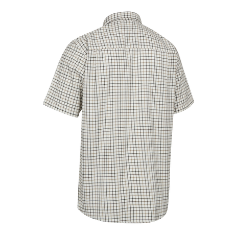 Gavin Skjorte S/S - Beige Check – Deerhunter