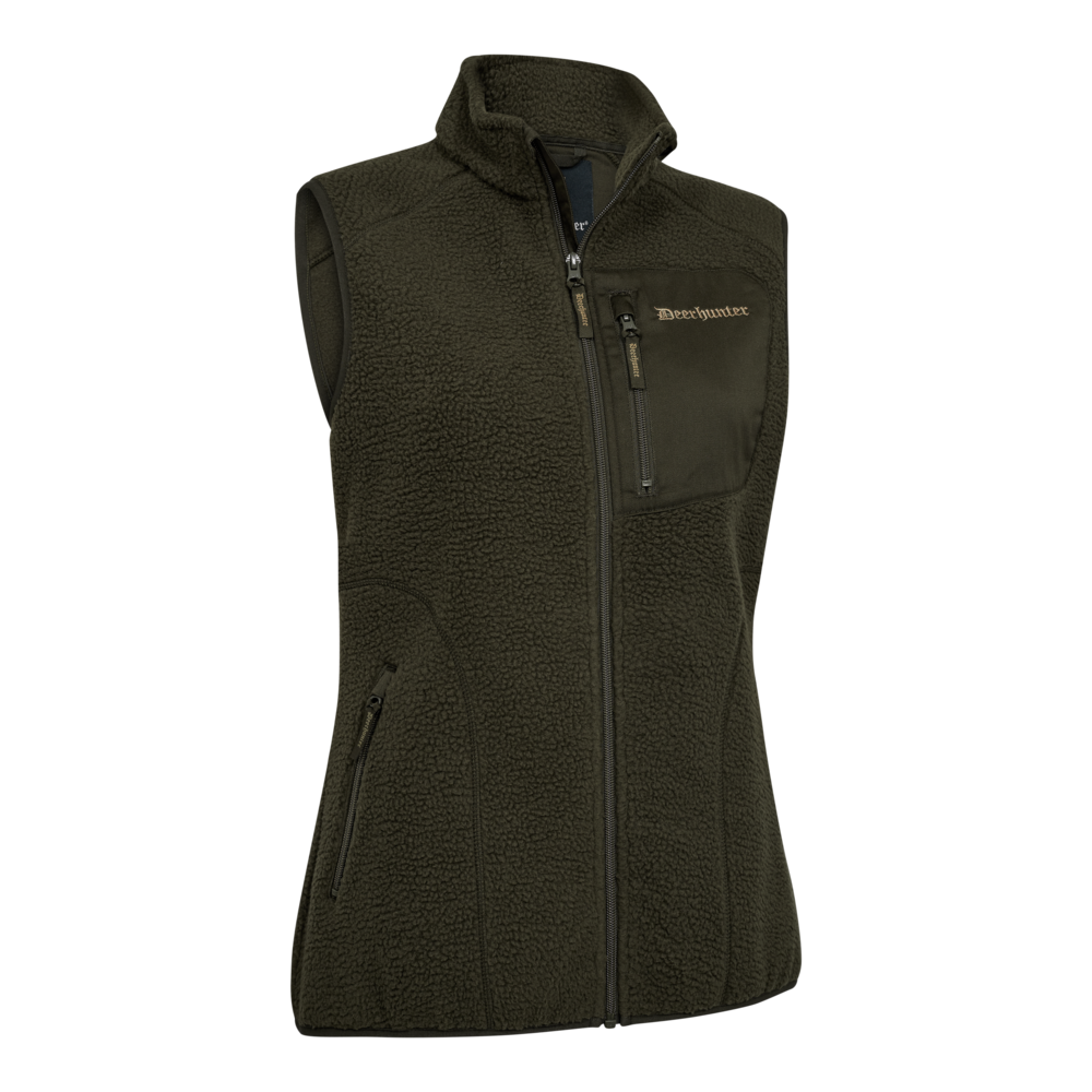 Lady Atlas fleecevest Forest Green – Deerhunter