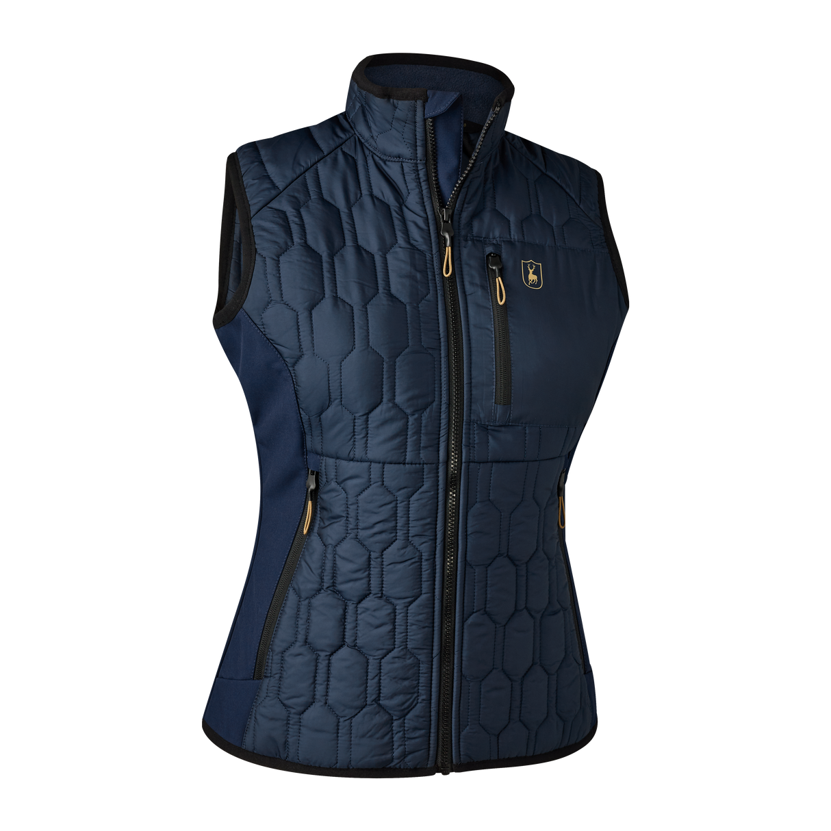 Lady Mossdale vattert vest Dress Blues – Deerhunter