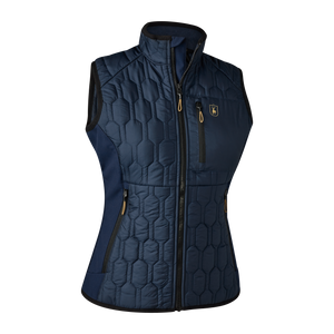 Lady Mossdale vattert vest Dress Blues – Deerhunter