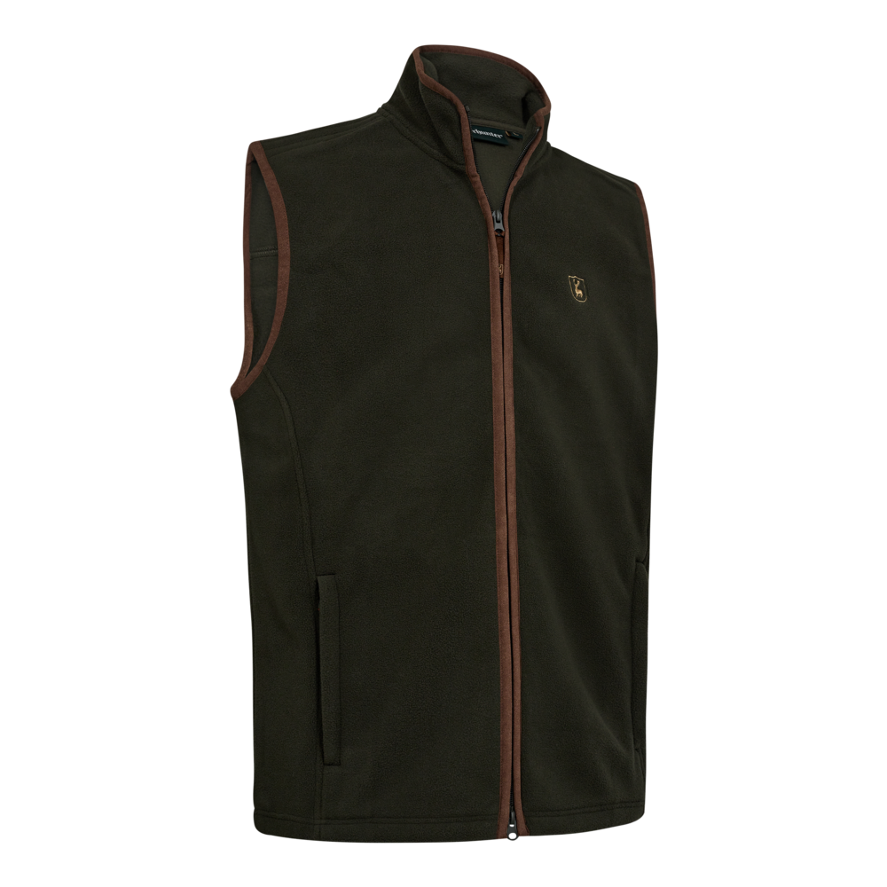Cumbria Fleece Vest - Forest Ember – Deerhunter