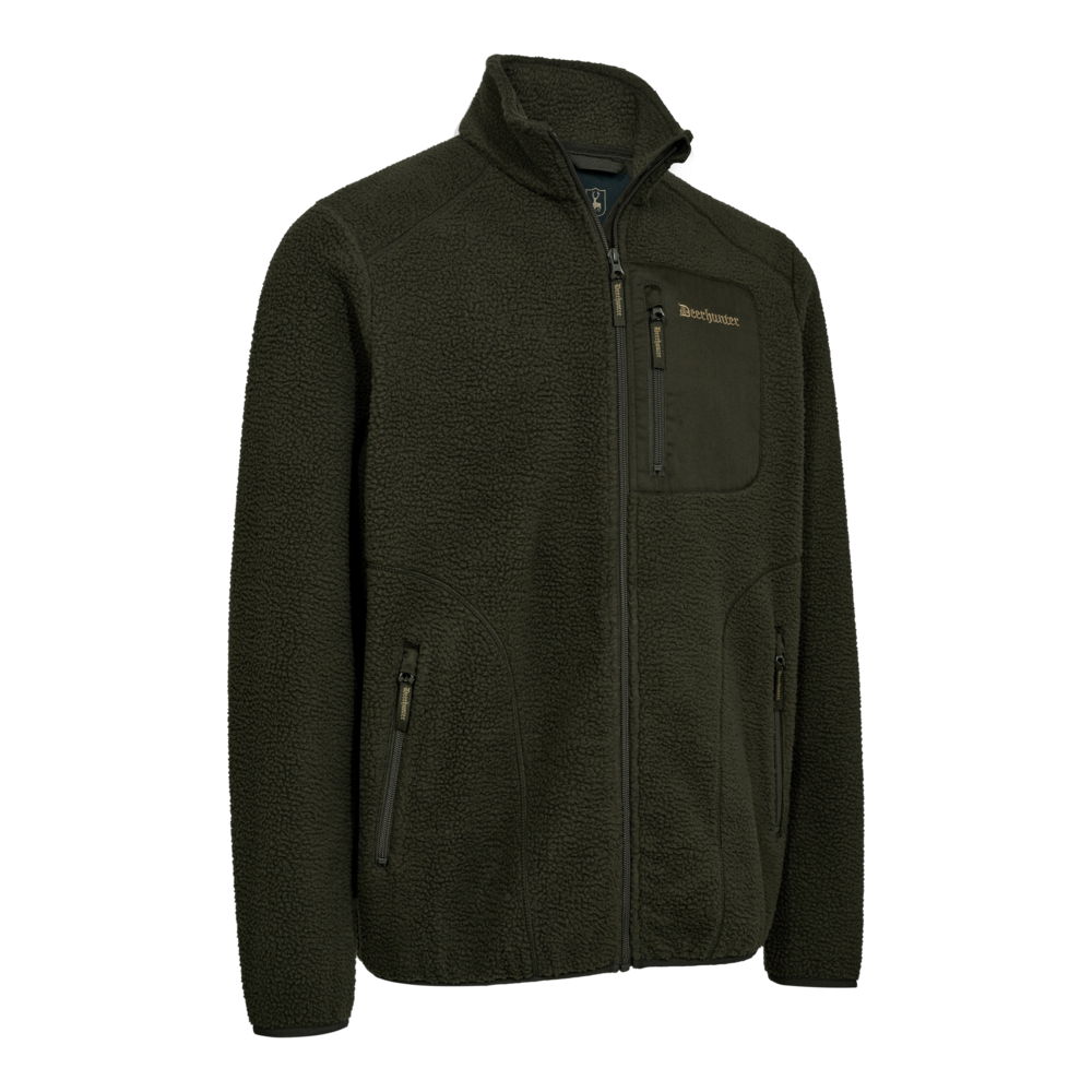 Atlas fleecejakke Forest Green – Deerhunter