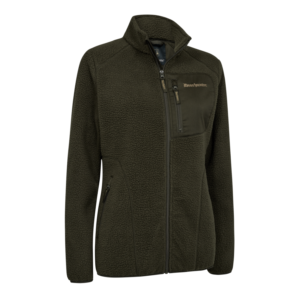 Lady Atlas fleecejakke Forest Green – Deerhunter