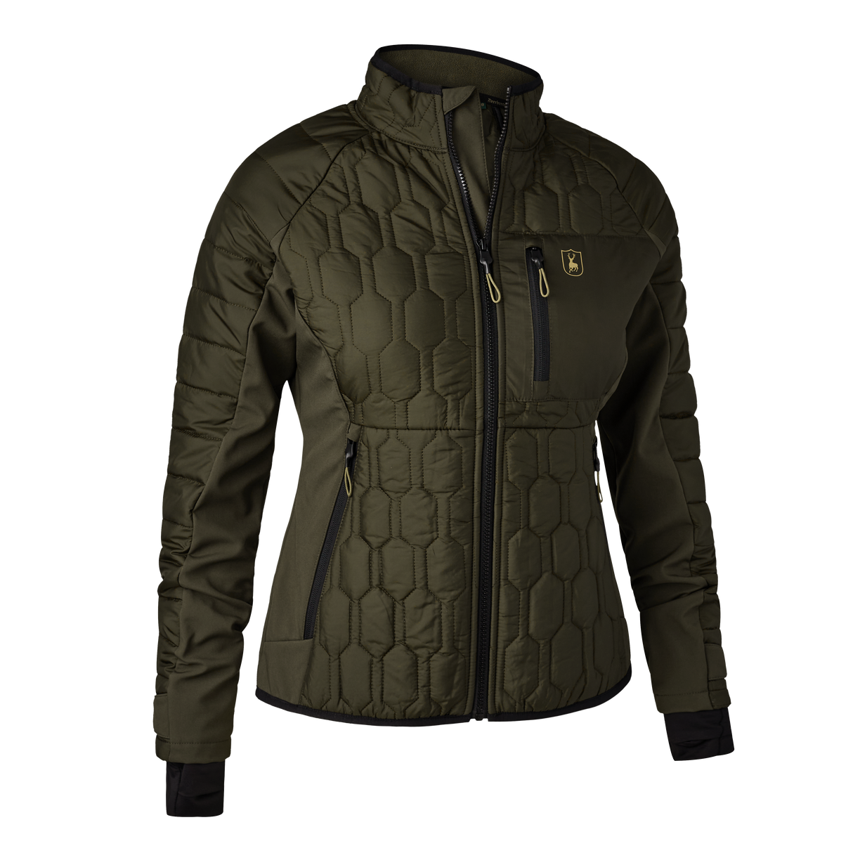 Lady Mossdale vattert jakke Forest Green – Deerhunter