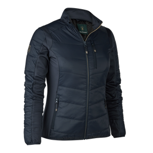 Str. 38 - Lady Heat vatteret jakke - Dark blue - Deerhunter - Ombytningsvare