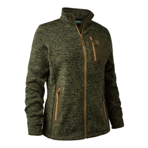 Lady Sarek Strikkejakke - Olive – Deerhunter