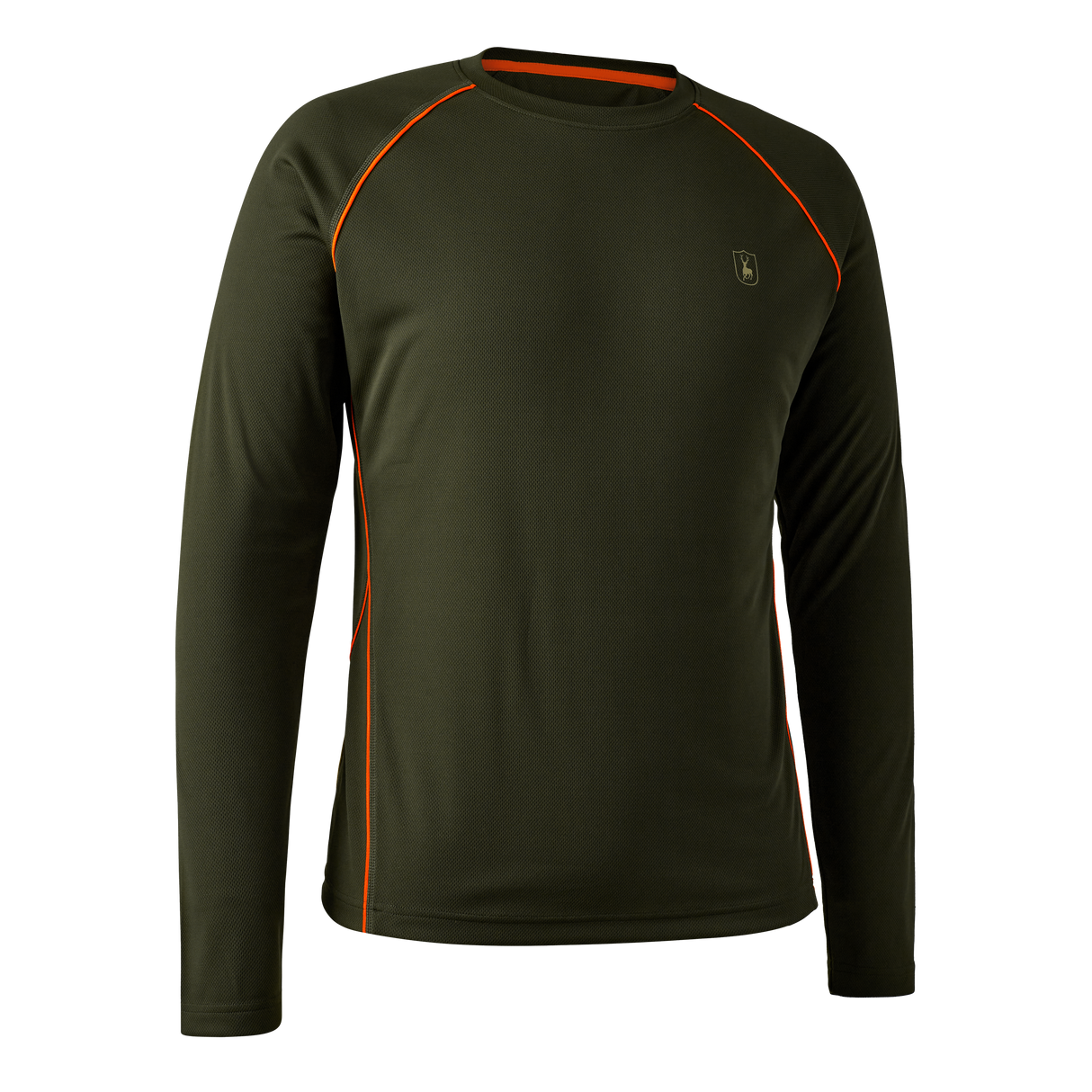 Chamois T-skjorte med lange ermer Forest Green – Deerhunter
