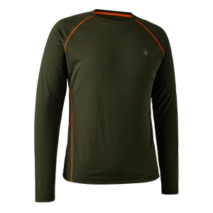 Chamois T-skjorte med lange ermer Forest Green – Deerhunter