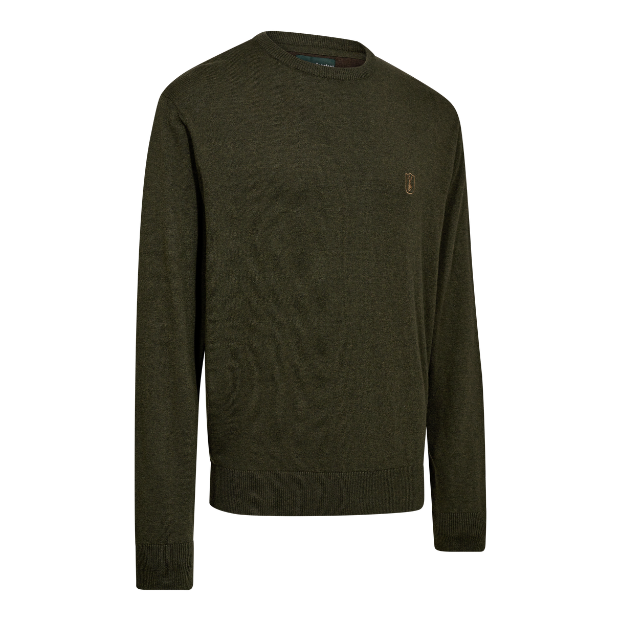 Harrington strikkegenser med rund hals – Deerhunter