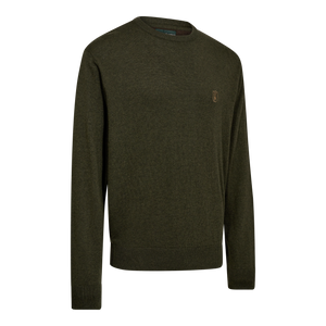 Harrington strikkegenser med rund hals – Deerhunter