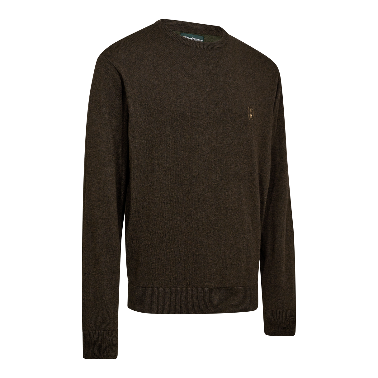 Harrington strikkegenser med rund hals – Deerhunter